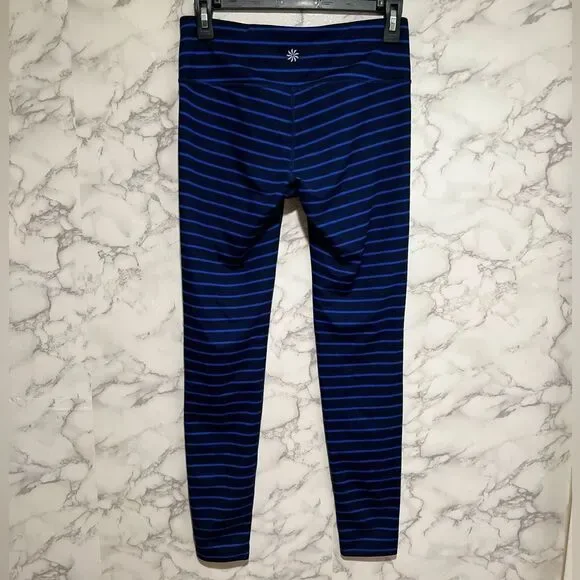 Athleta Chaturanga Admiral Stripe 7/8 Legging - Picture 5 of 6